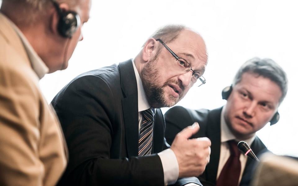 Martin Schulz, az Európai Parlament elnökének magyarországi látogatása (2015.04.13.)